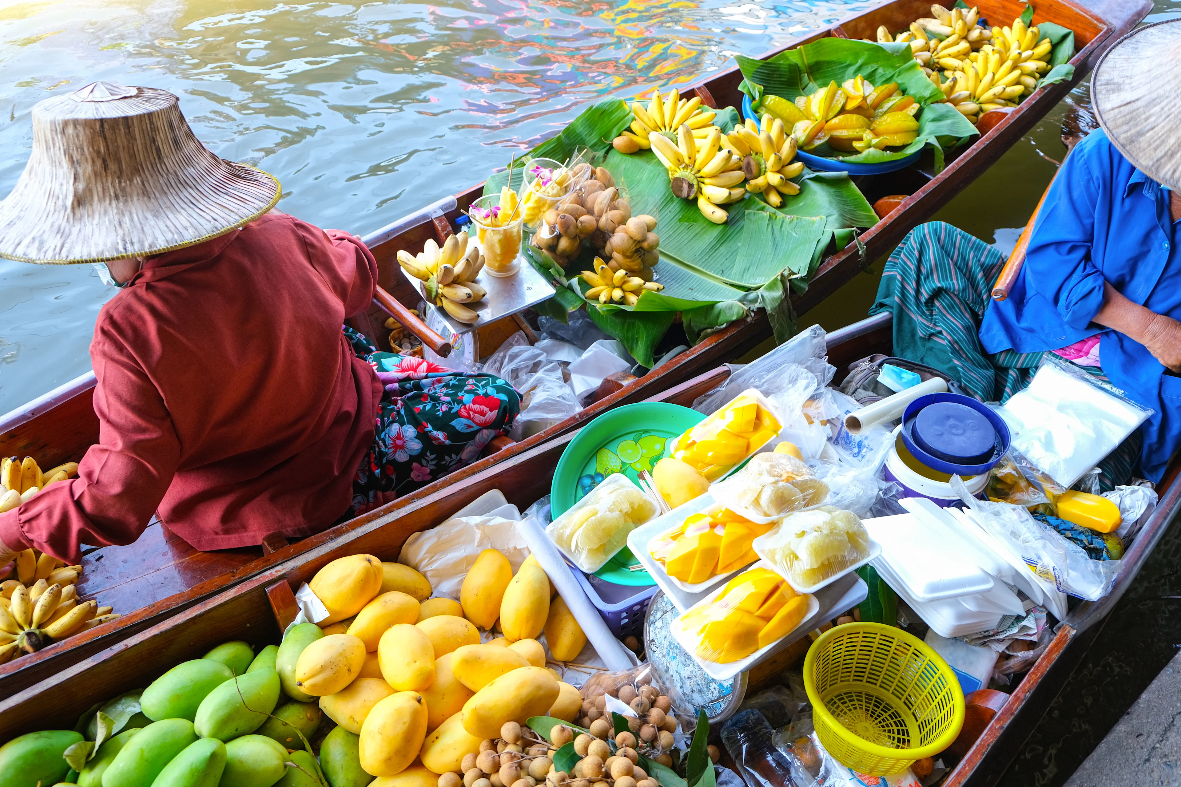 Flydende marked i Bangkok