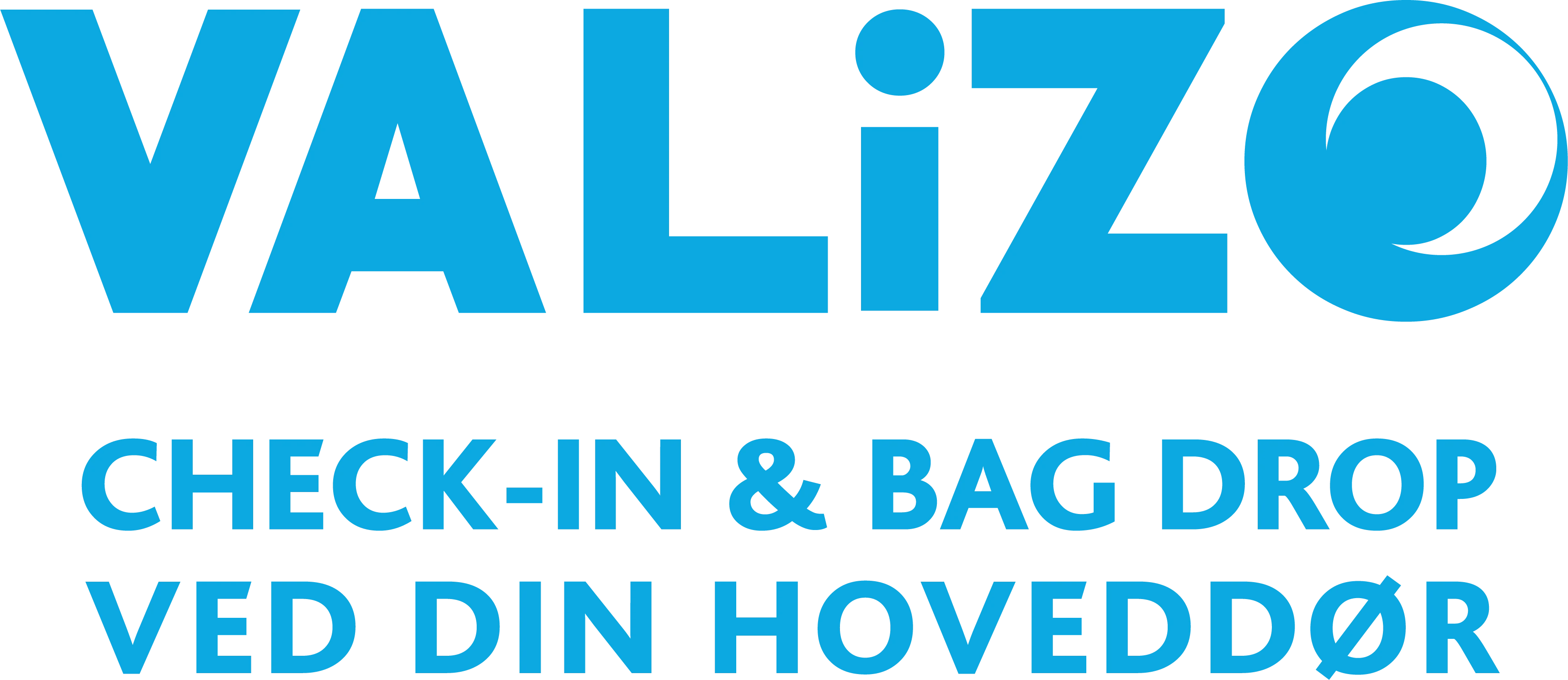 Valizo logo - få bagagen hentet hjemme eller leveret