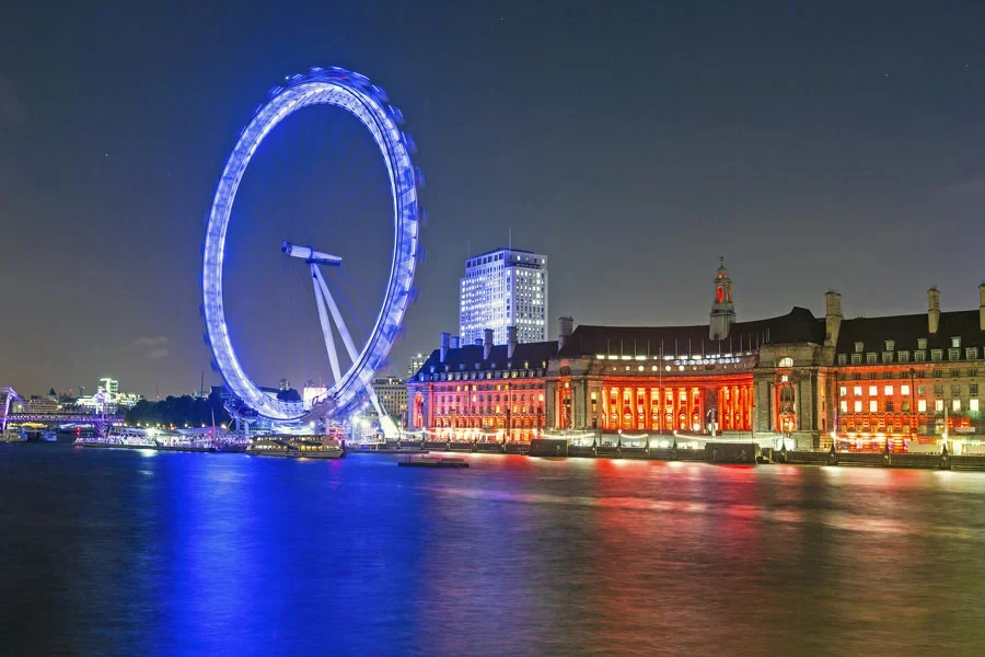London Eye night