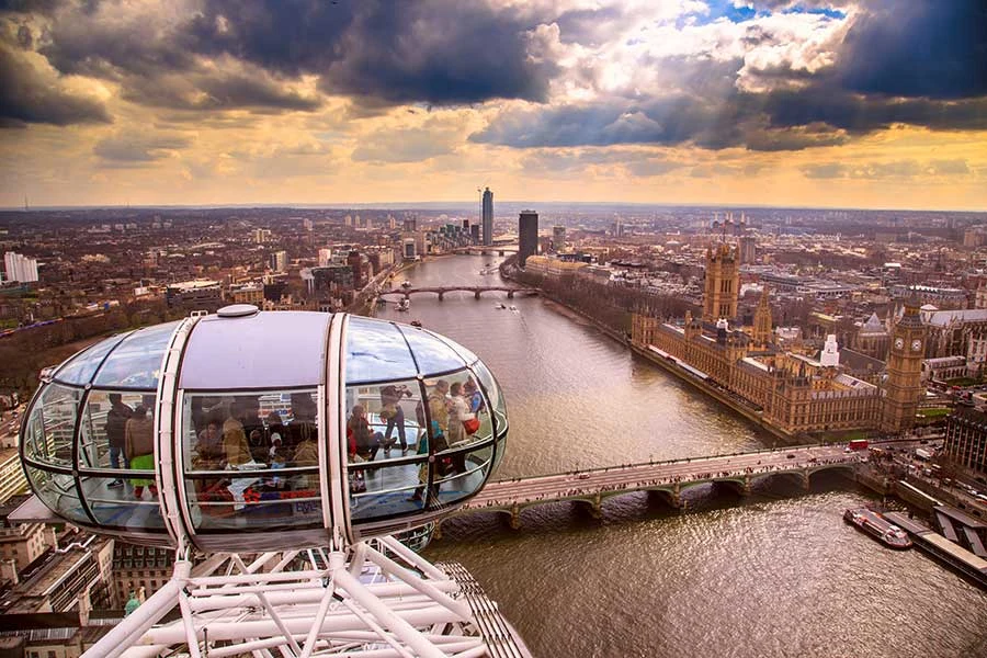 London Eye utsikt