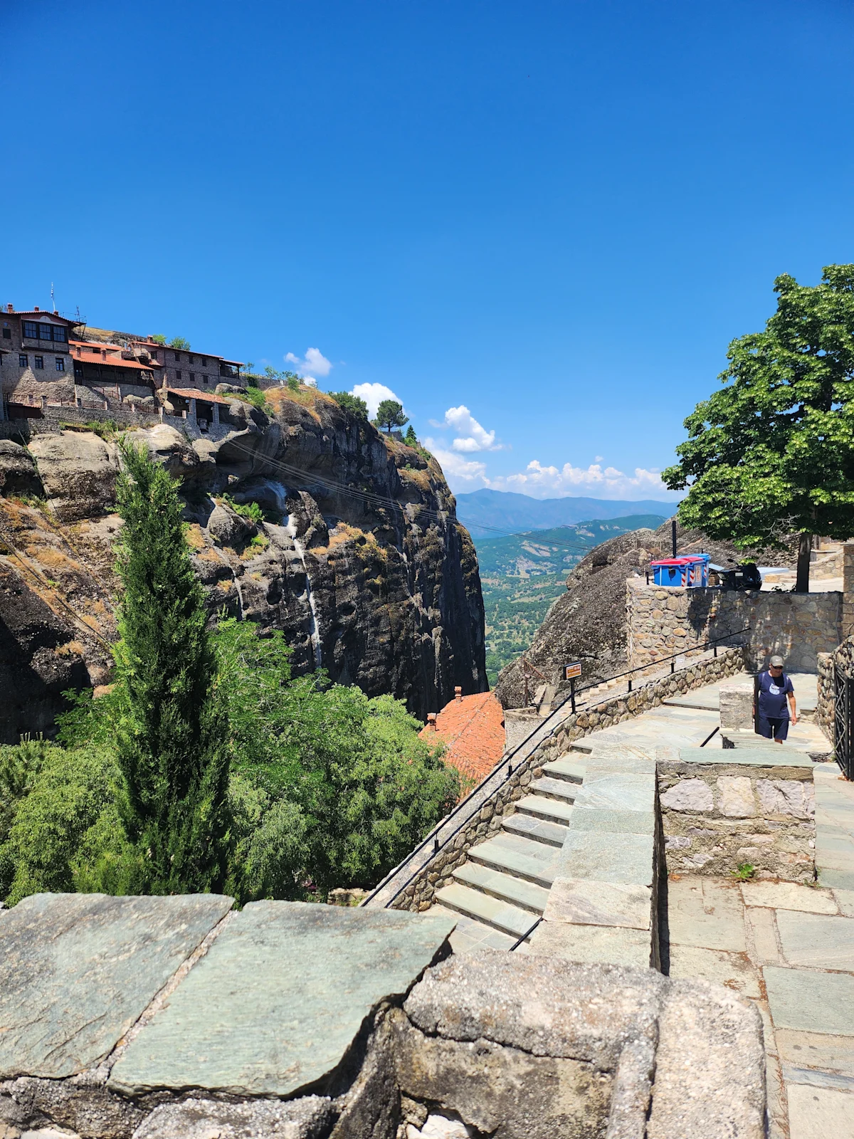 Udsigt over Meteora i Grækenland