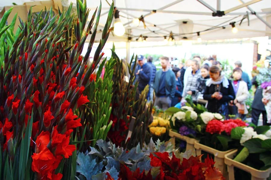 Columbia Road Flower Market i London