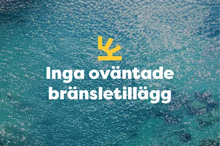 Inga oväntade bränsletillägg