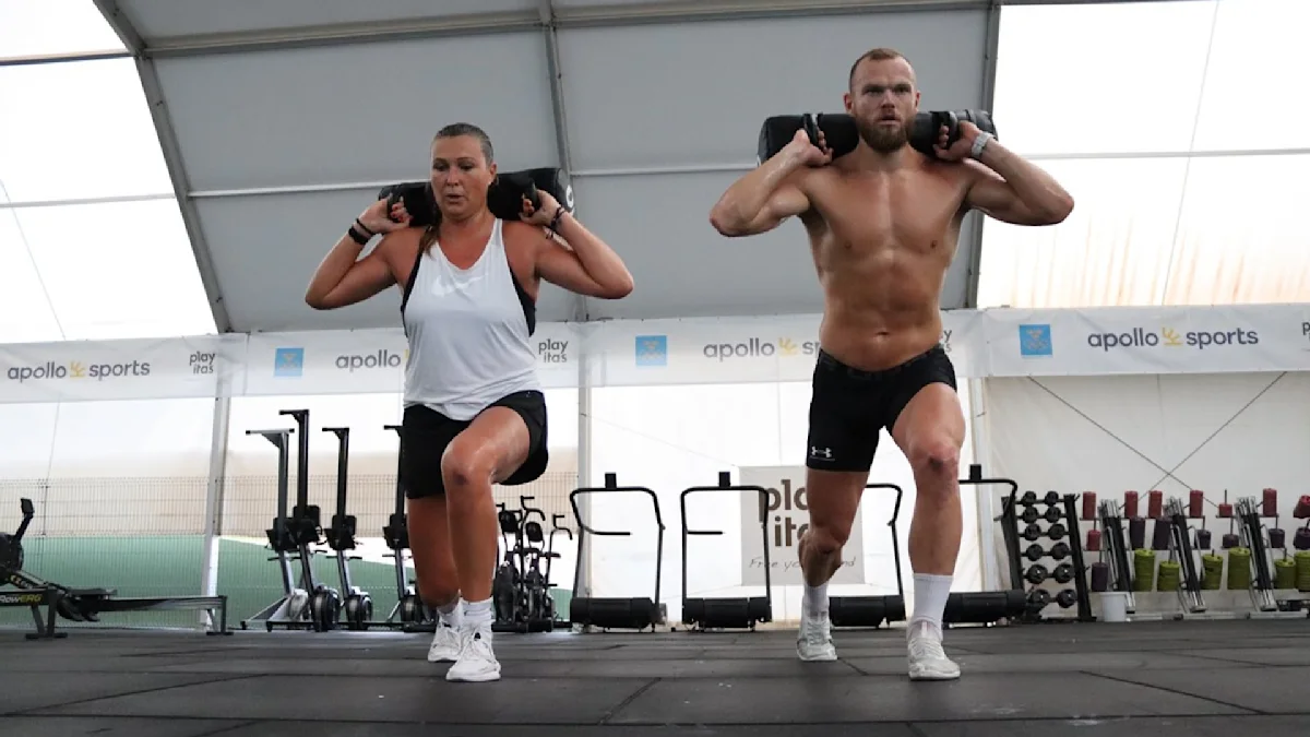 Walking lunges