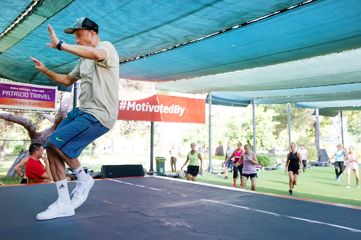 Gruppetrening på Ali Bey Manavgat