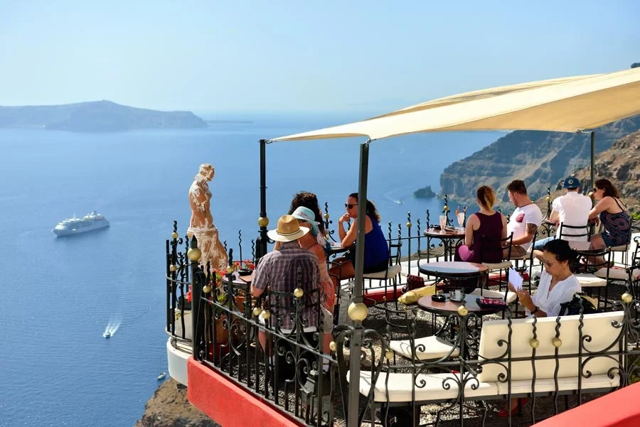 santorini utsikt