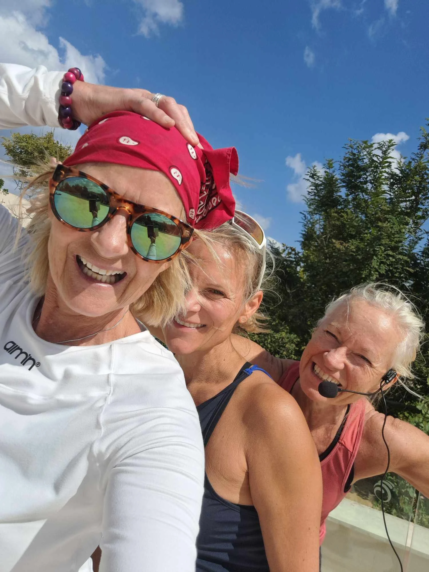 De tre musketerinner Anne, Birgit og Siv