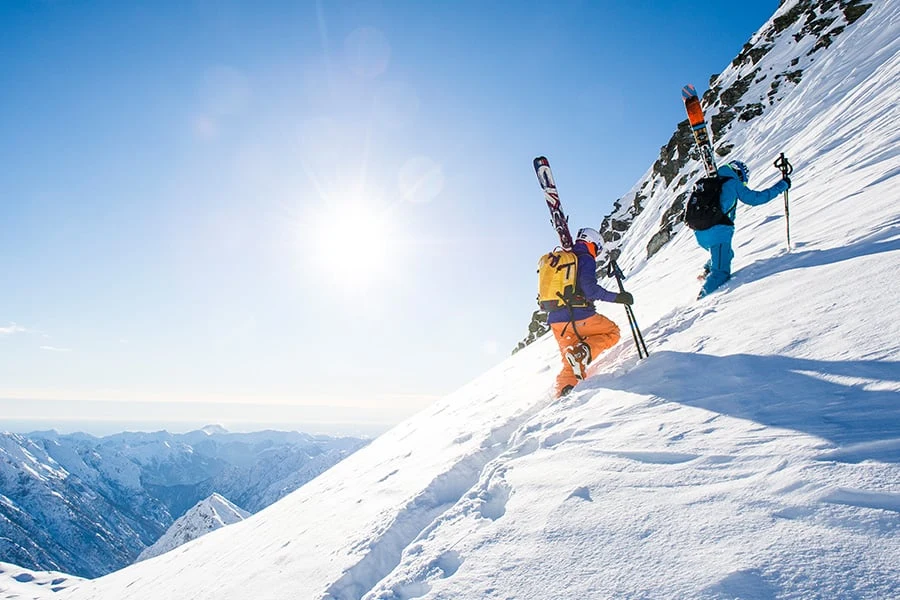 På topptur i Alpene