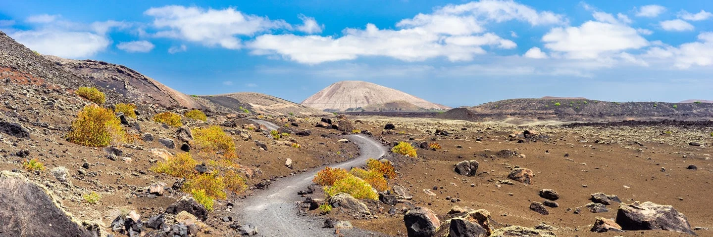 Wandelpad op Lanzarote