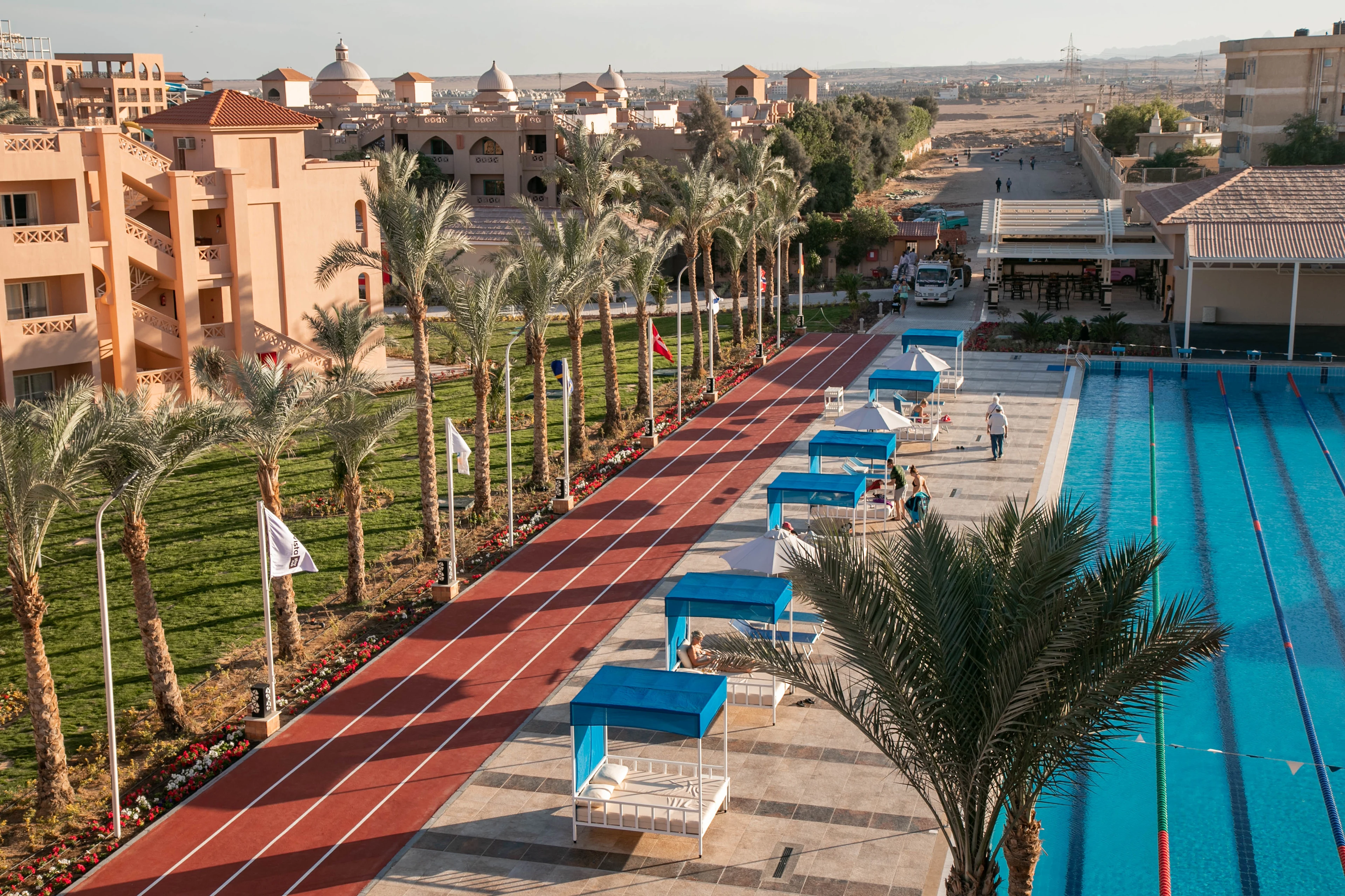 Svømmebassenget på Aqua Vista.