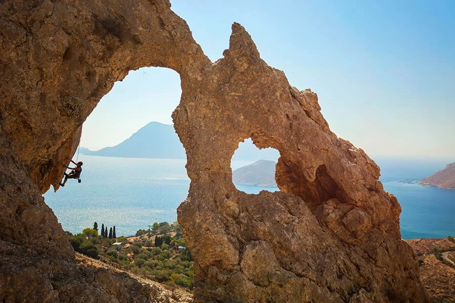 Klatring på Kalymnos