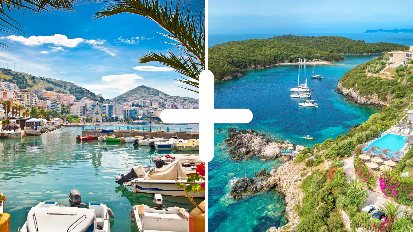 Kombinér charmerende Sivota med livlige Saranda