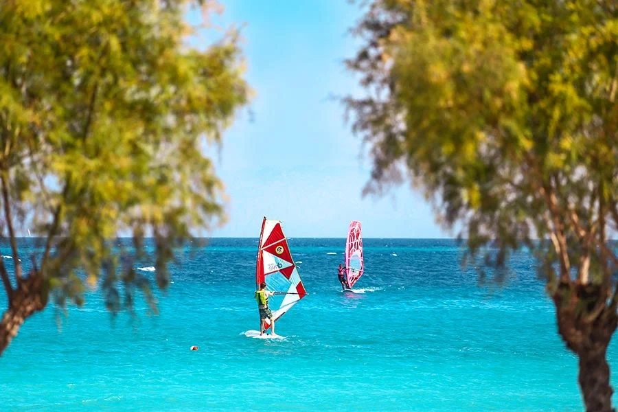 Windsurfen op Kreta