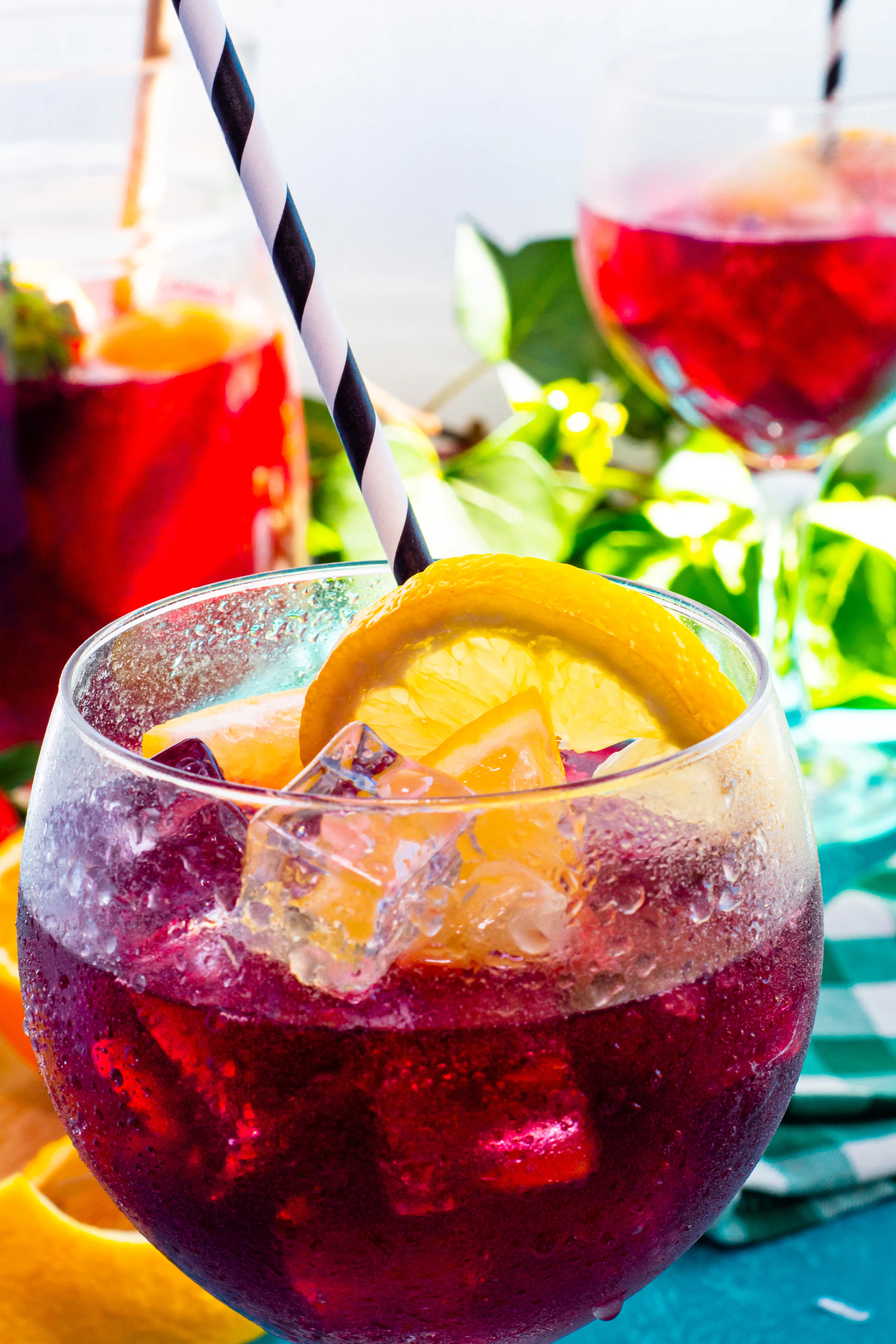 Glas med tinto de verano