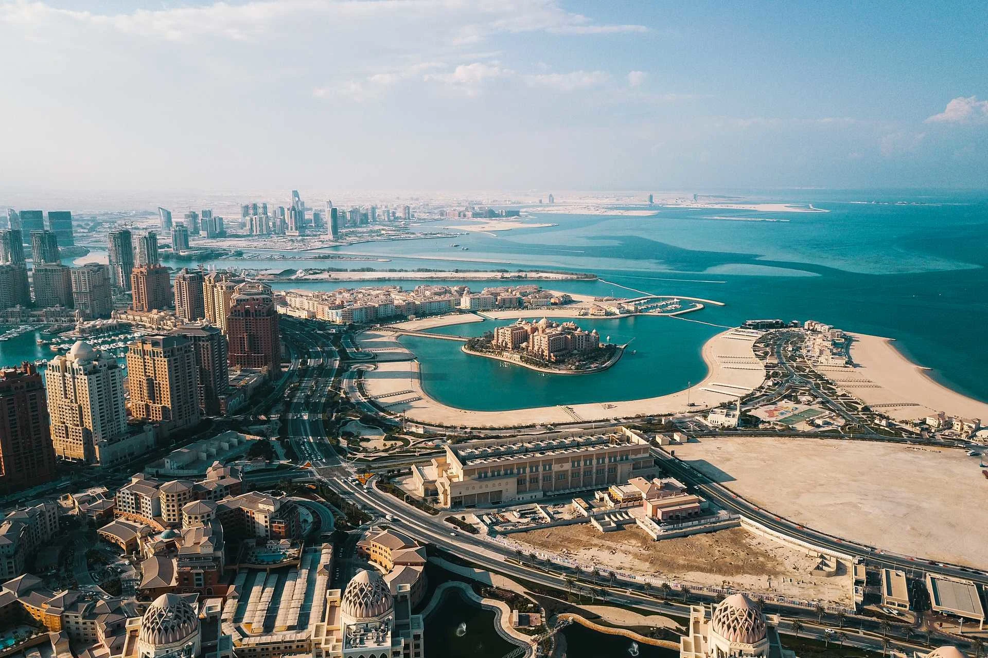 Udsigt over Doha i Qatar