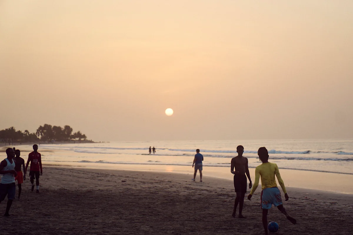 Beach soccer gambia