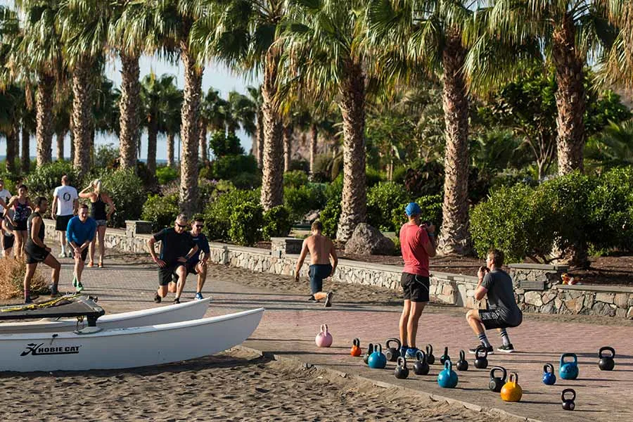 Träning på stranden