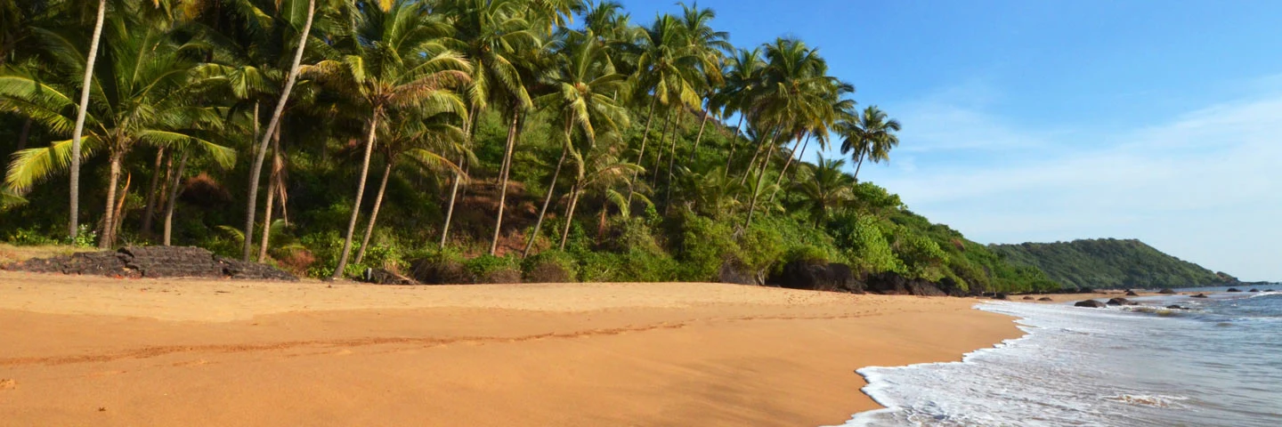 stranden i Goa