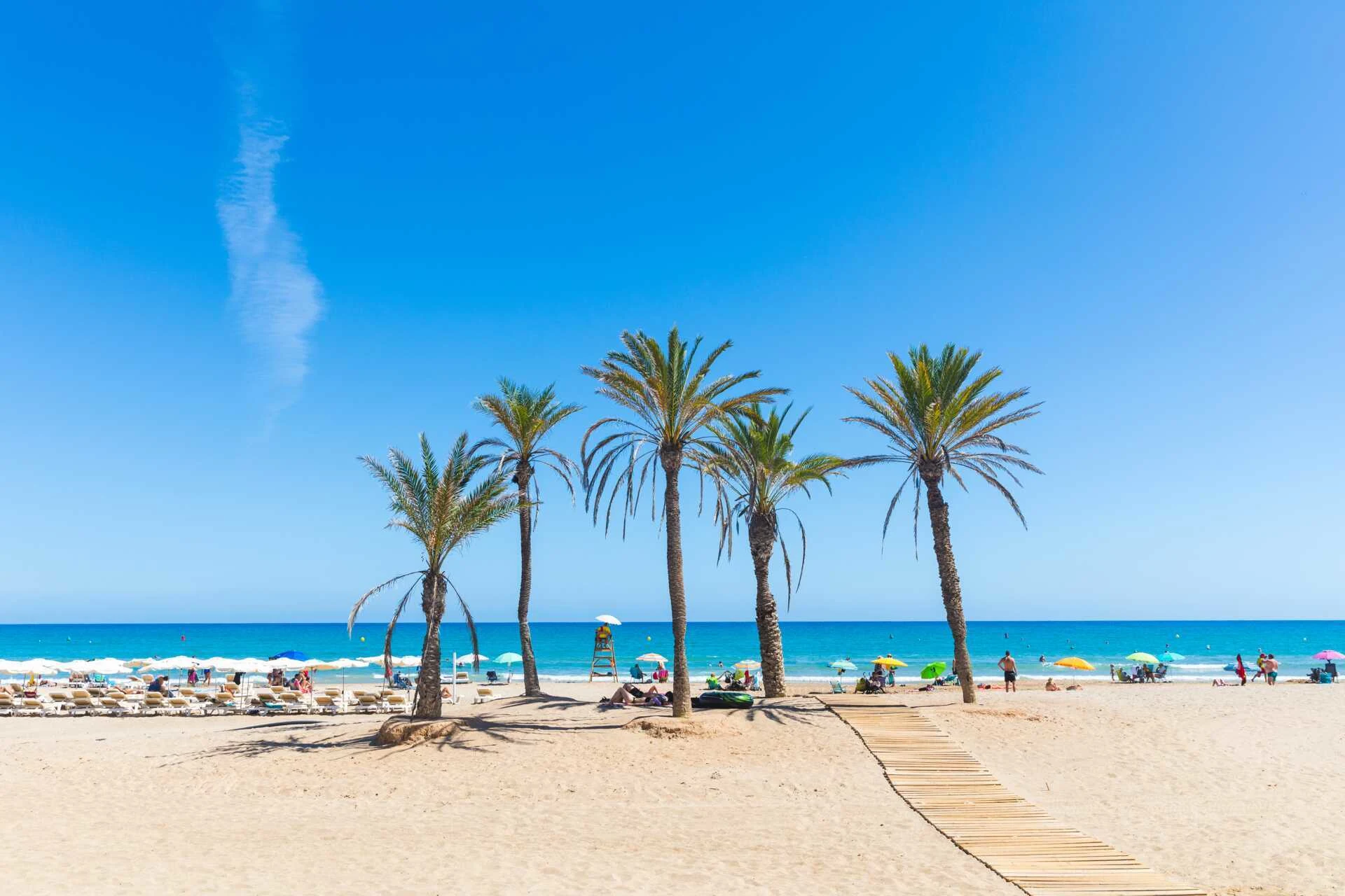 En smuk strand på Costa Blanca