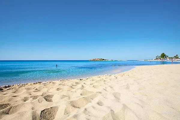 Strand på Kypros