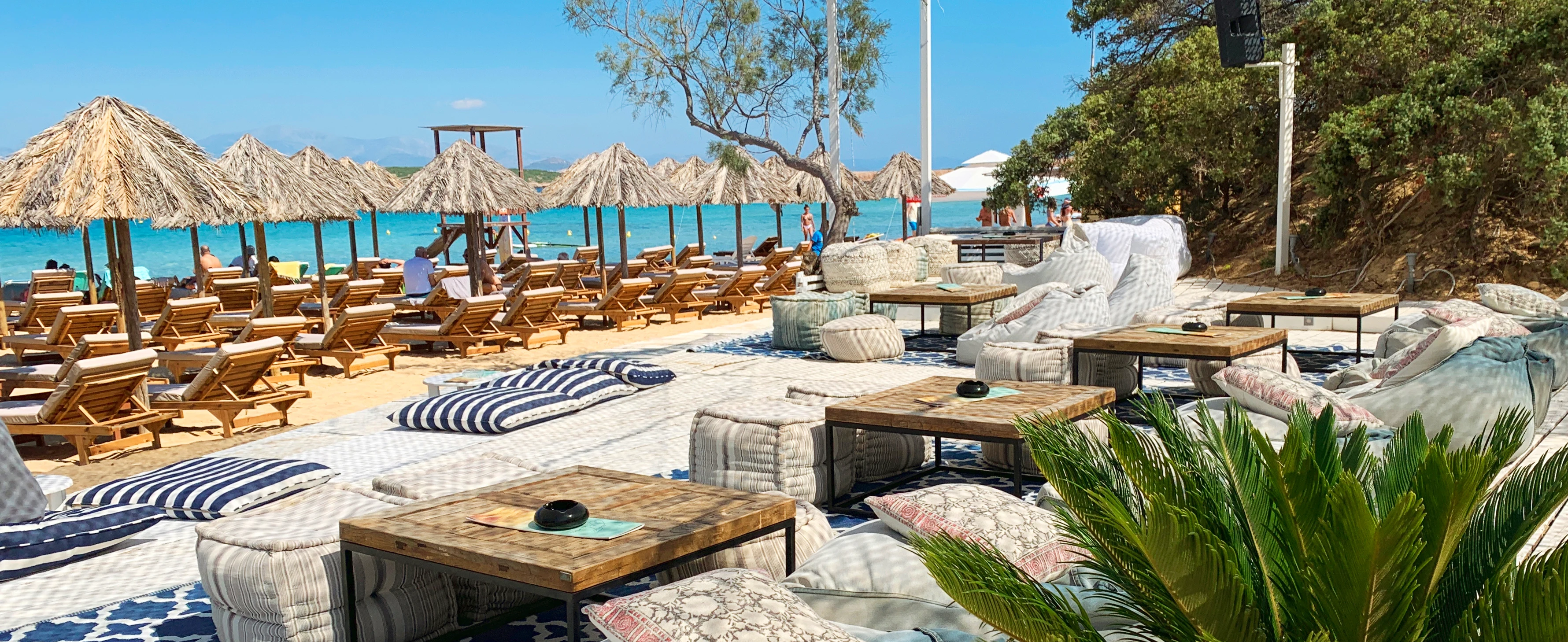 Fra en strandbar på Paros