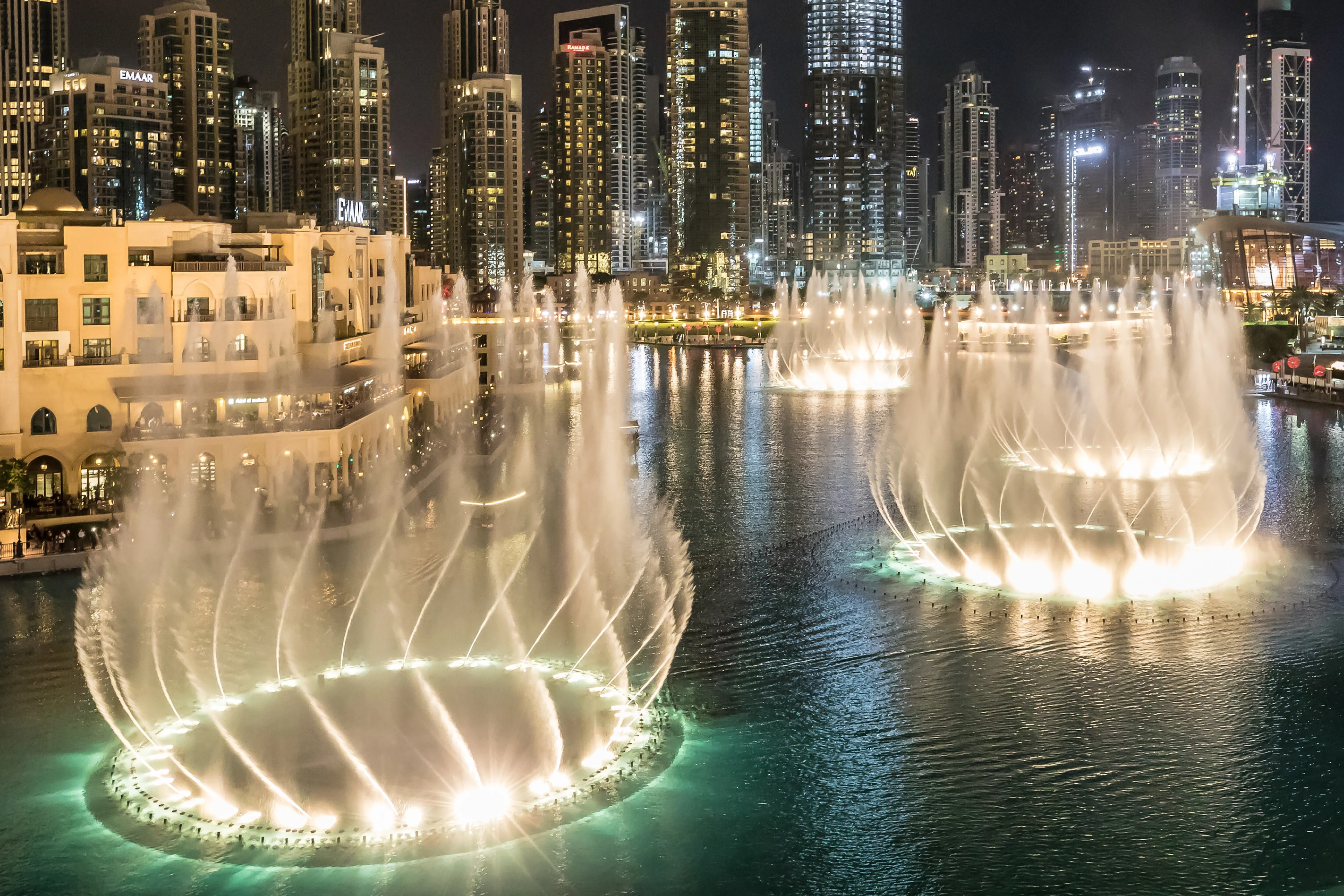 Fonteneshowet på Burj Khalifa
