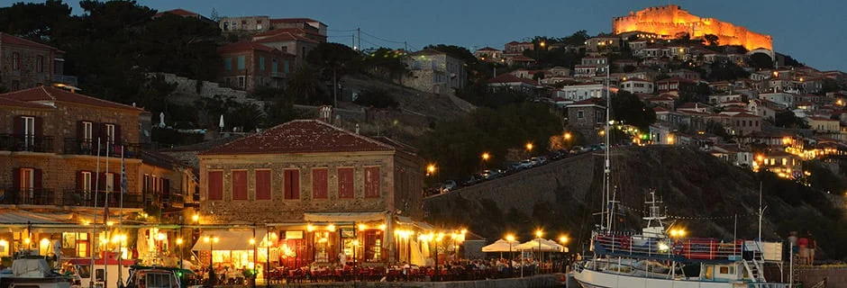 molyvos night