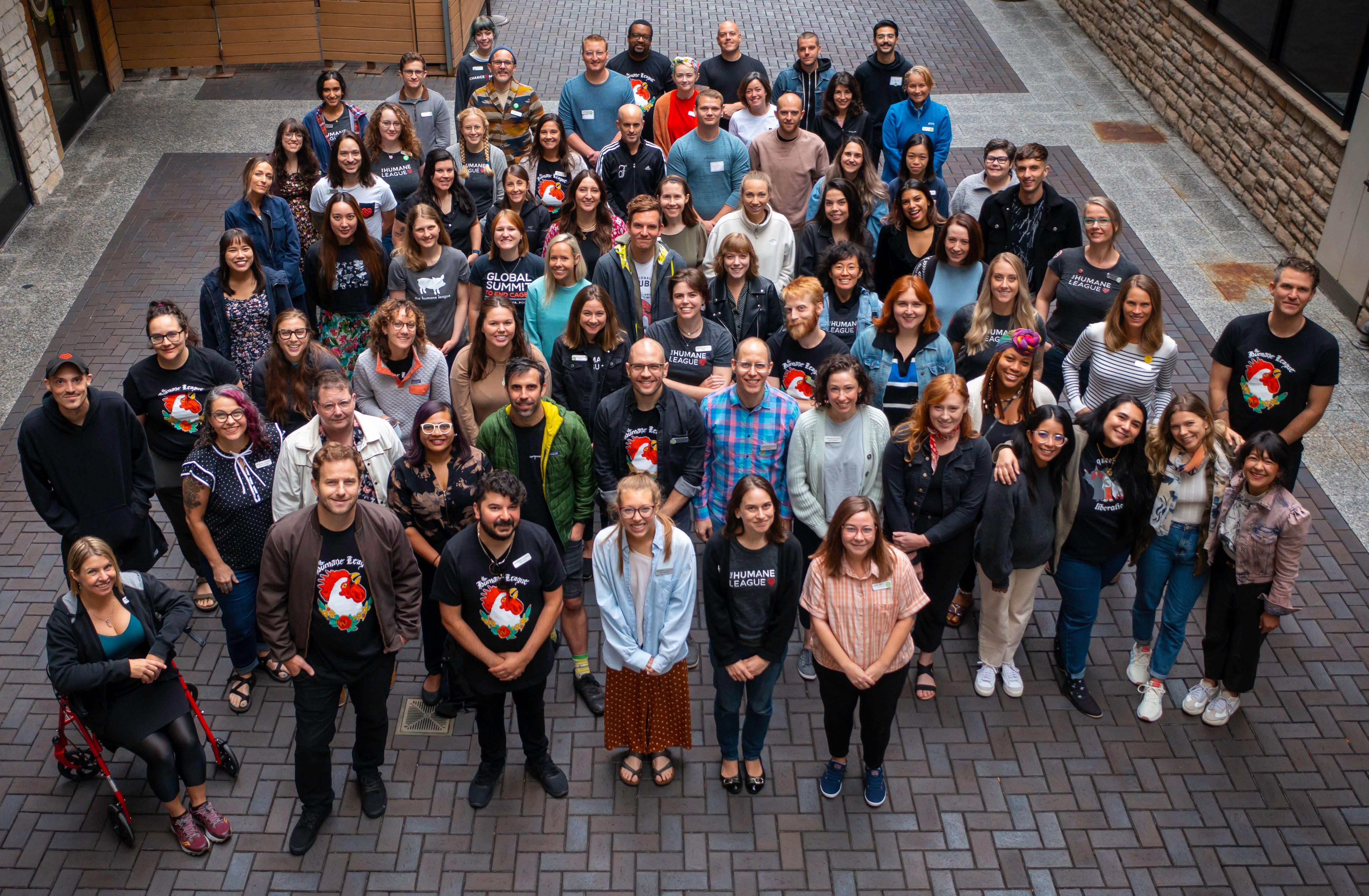 2022 Staff Retreat Drone Photo Denver