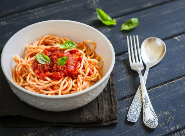 spaghetti-with-marinara-stock-photo