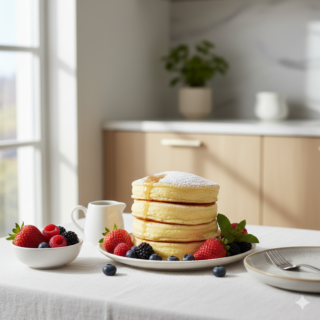 Japanese Soufflé Pancakes: The Art of Fluffy, Cloud-Like Brunch