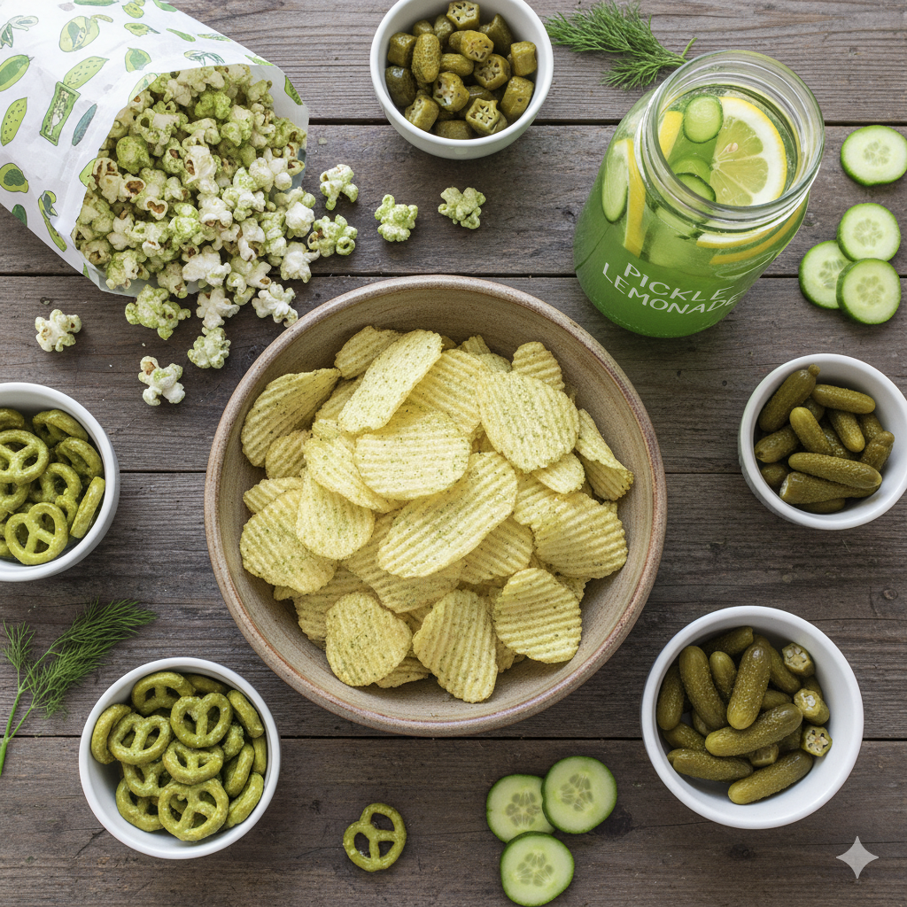 The Pickle-Flavor Revolution: Why Briny Snacks & Drinks Are Taking Over
