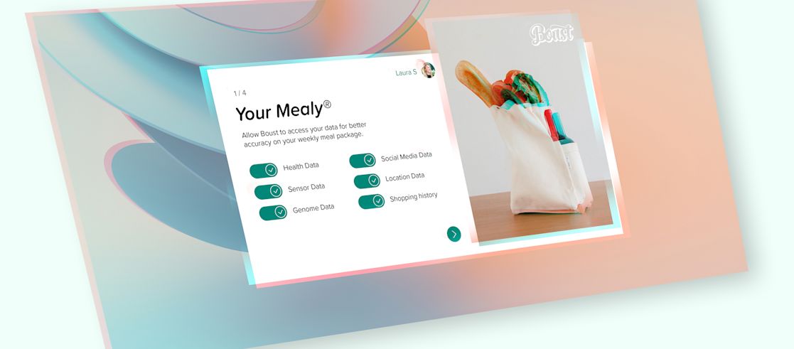 Data usage authorisation window