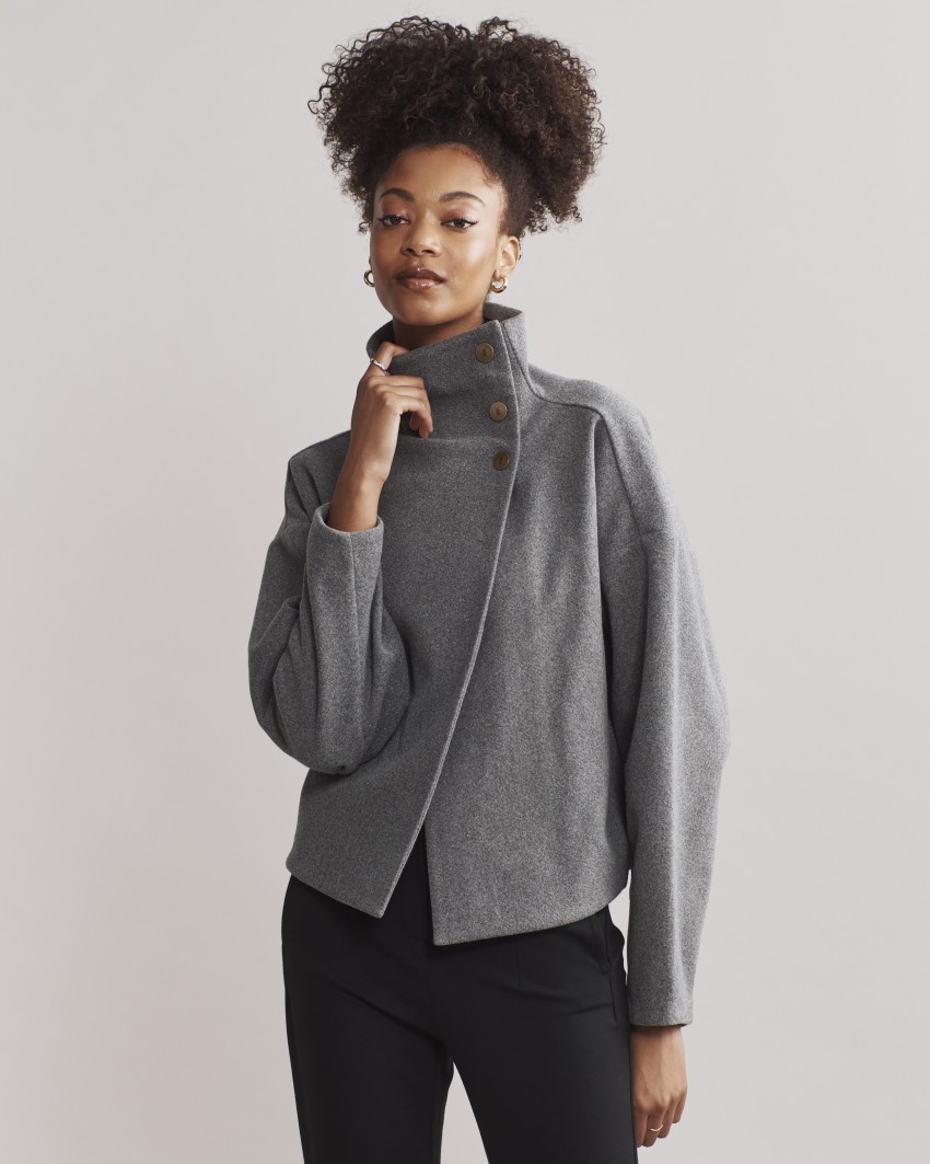 Cocoon Crop Jacket