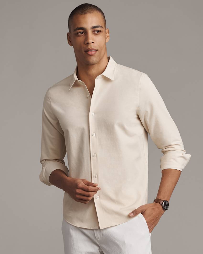 Brezza Linen-Blend Shirt
