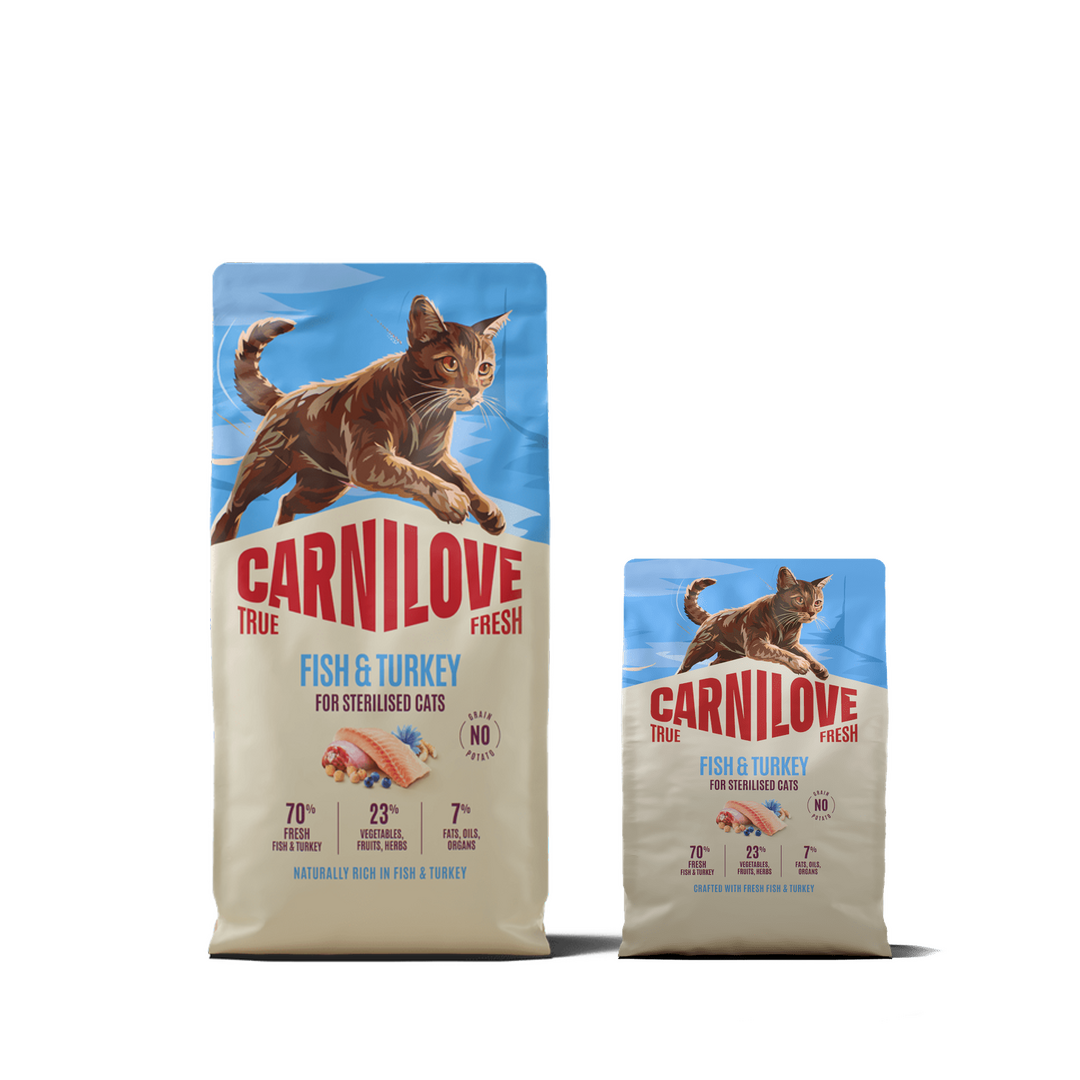 True Fresh Dry Fish & Turkey XXL for sterilised cats pack