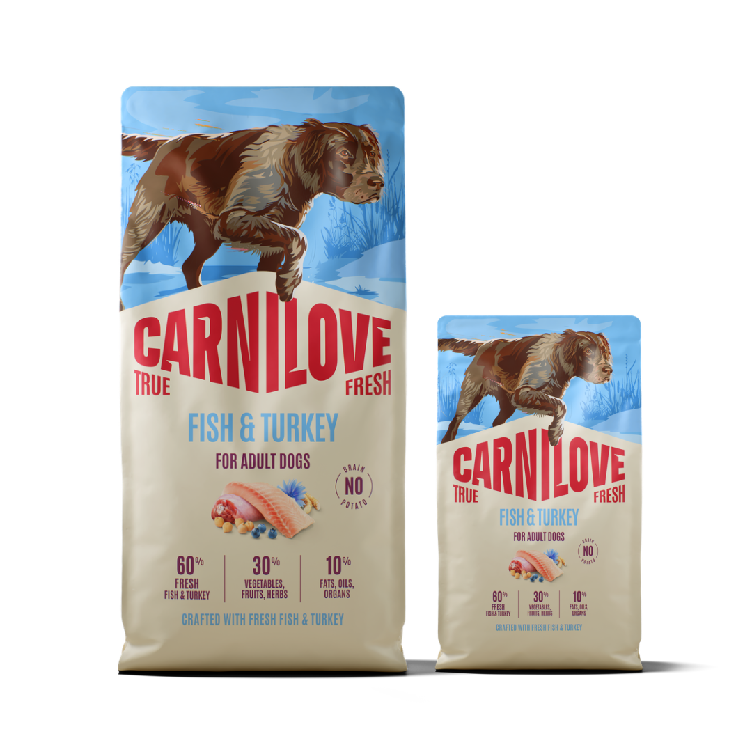 True Fresh Dry Fish & Turkey XXL for adult dogs pack 