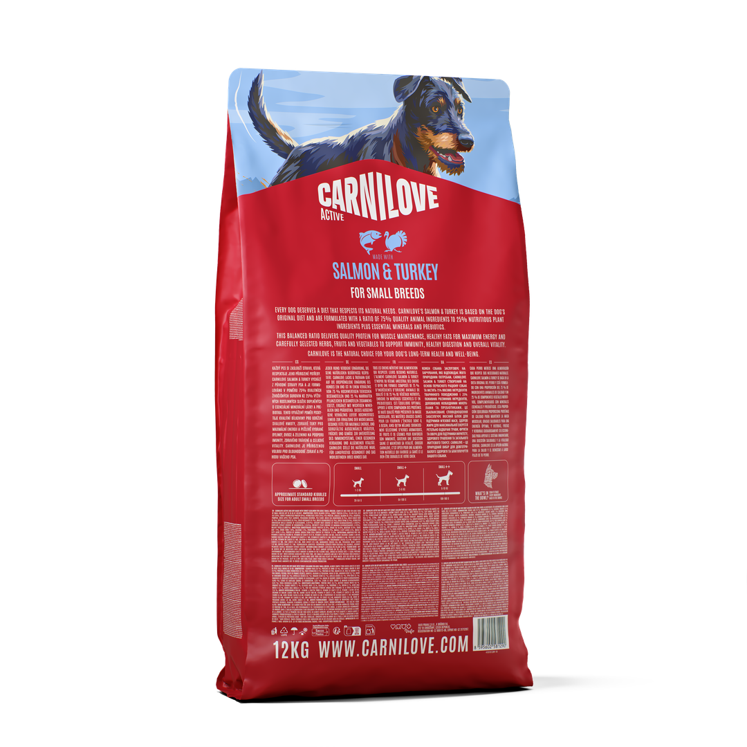 ACTIVE Dry Food Made with Salmon & Turkey for Small Dogs