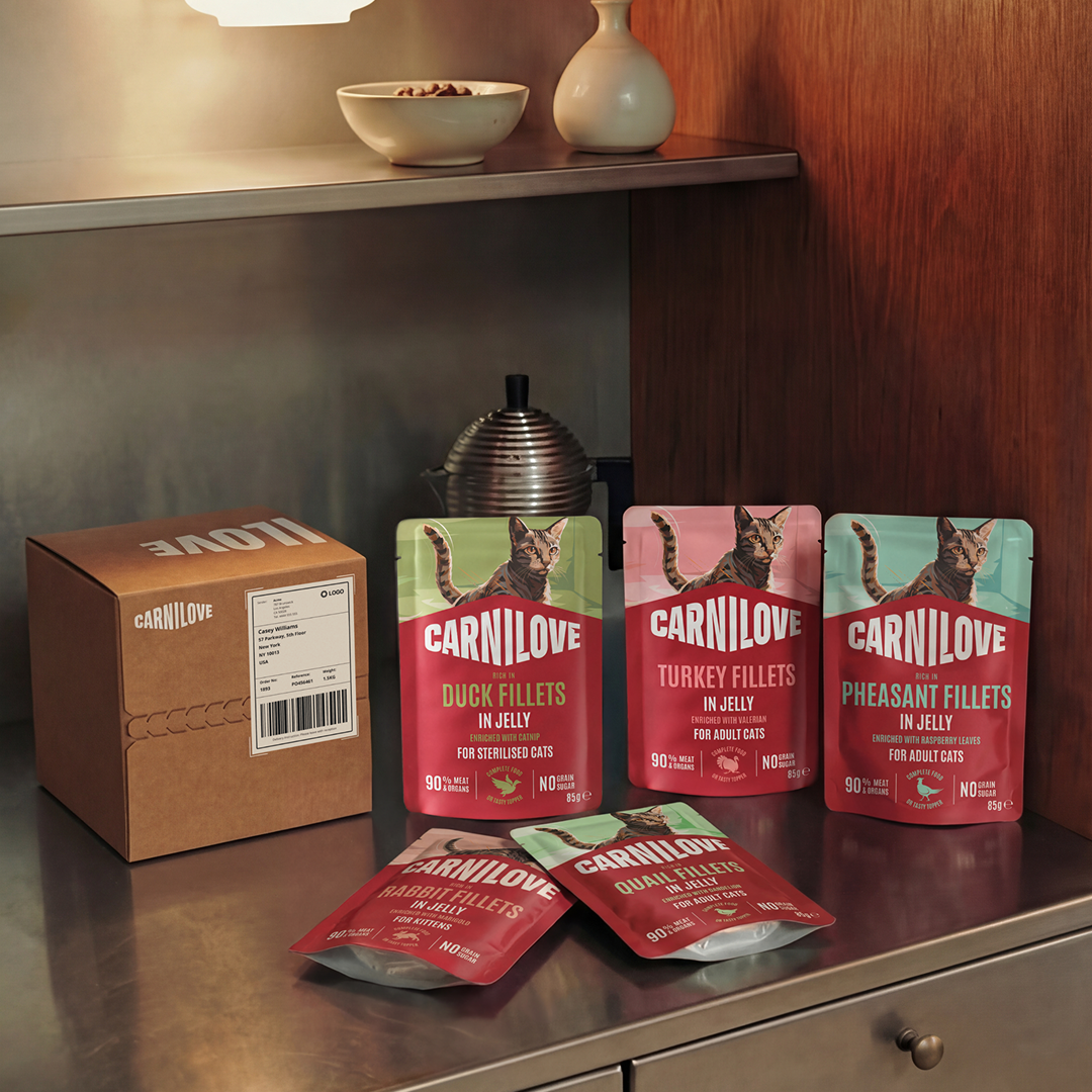 Turkey enriched with Valerian JELLY POUCH for Cats 85 g