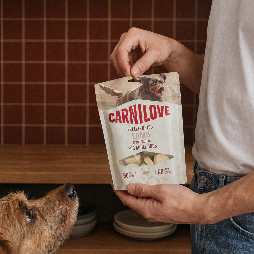 Turkey & Venison FREEZE DRIED Snack for Dogs 60 g