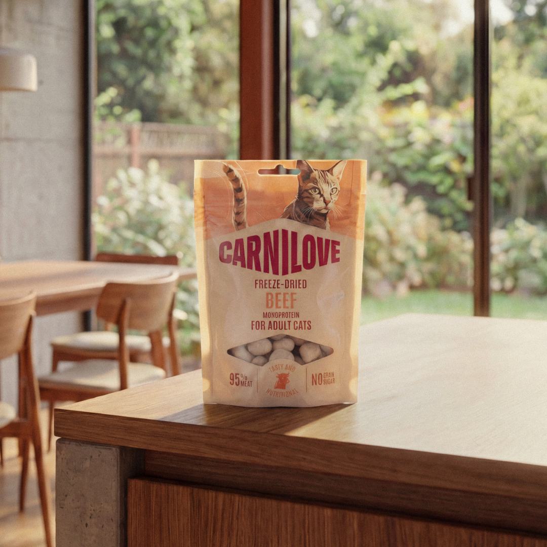 Beef FREEZE DRIED Snack for Cats 40 g
