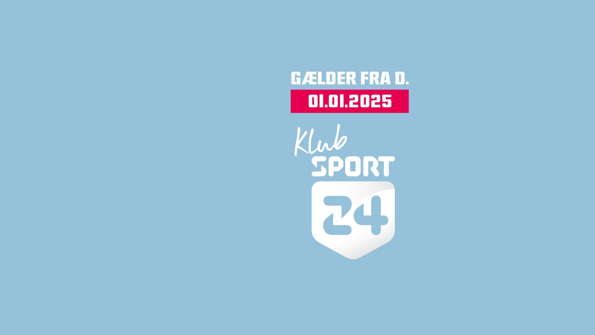 Topbillede forside Klub SPORT 24 NY