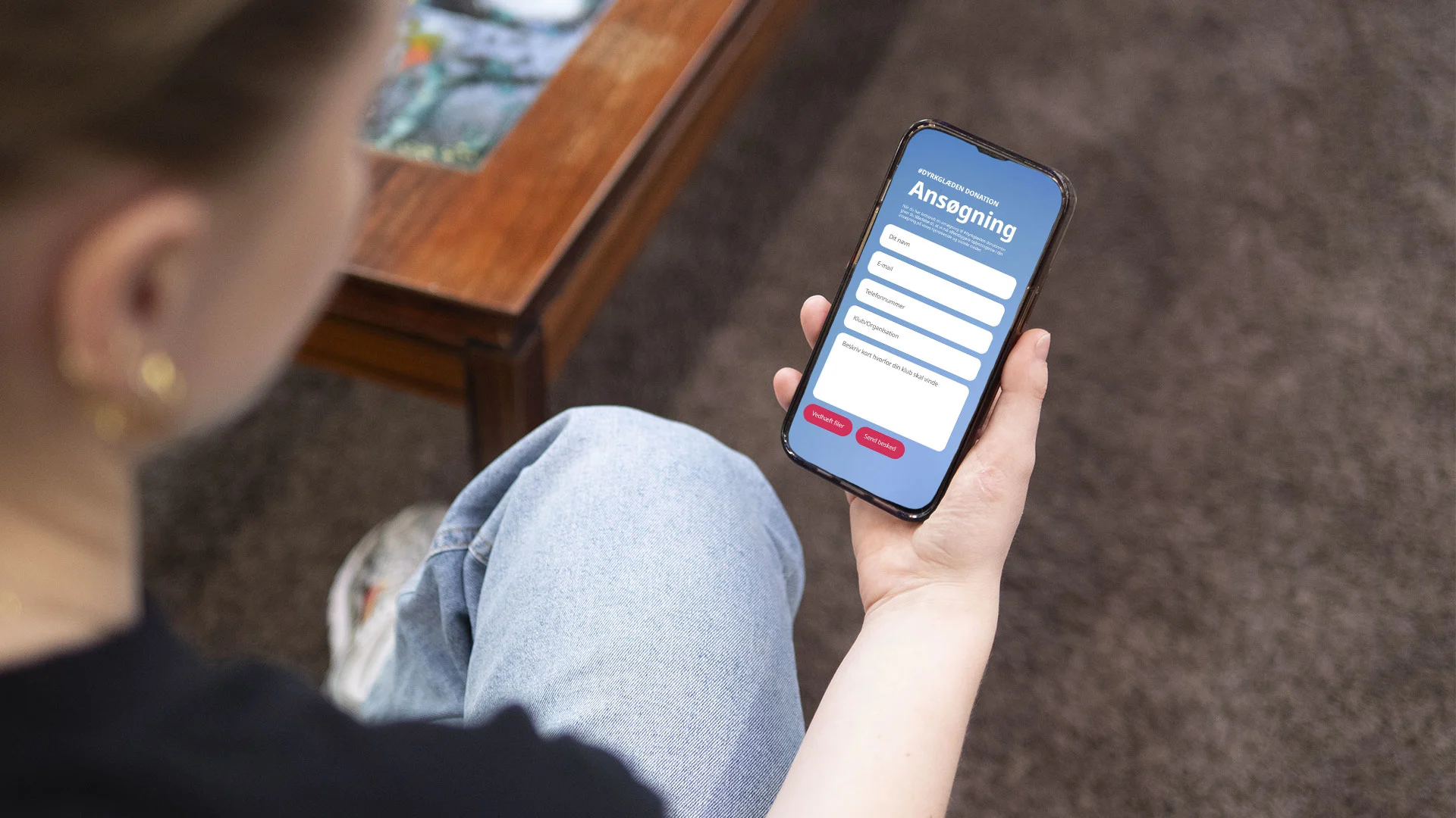 Billede - dyrk glæden donation - ansøgning