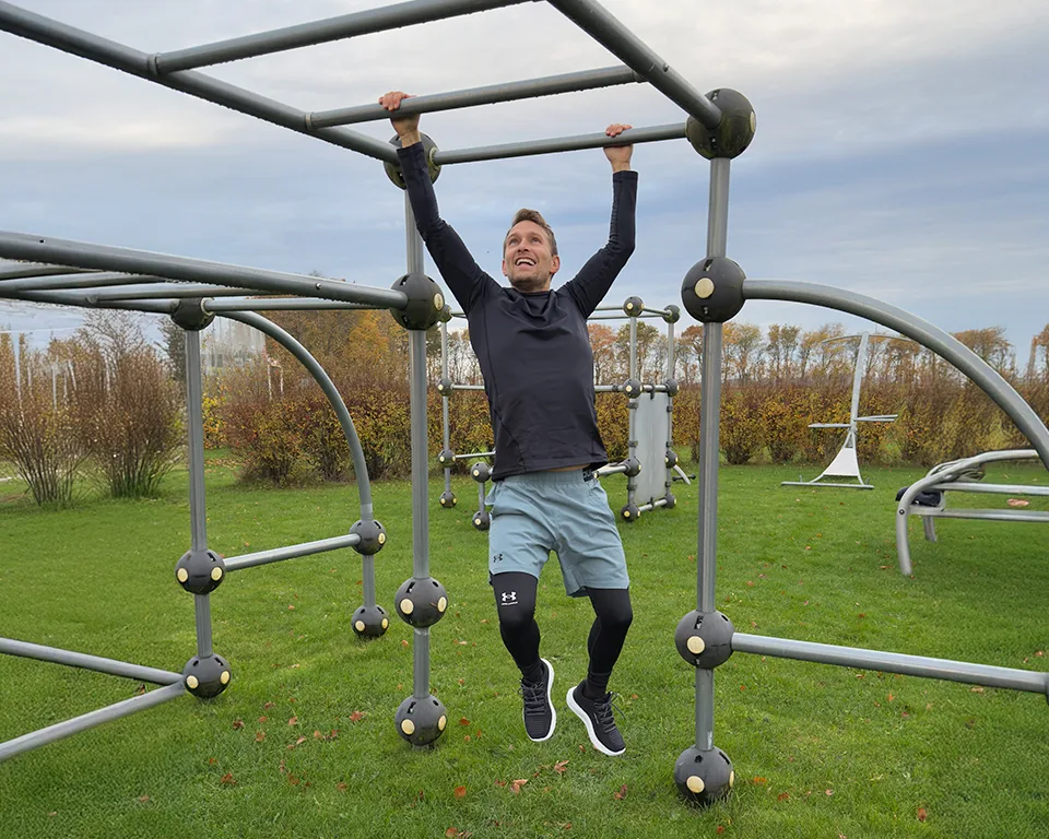 Billede 2 - træning - mand på udetræningsbane