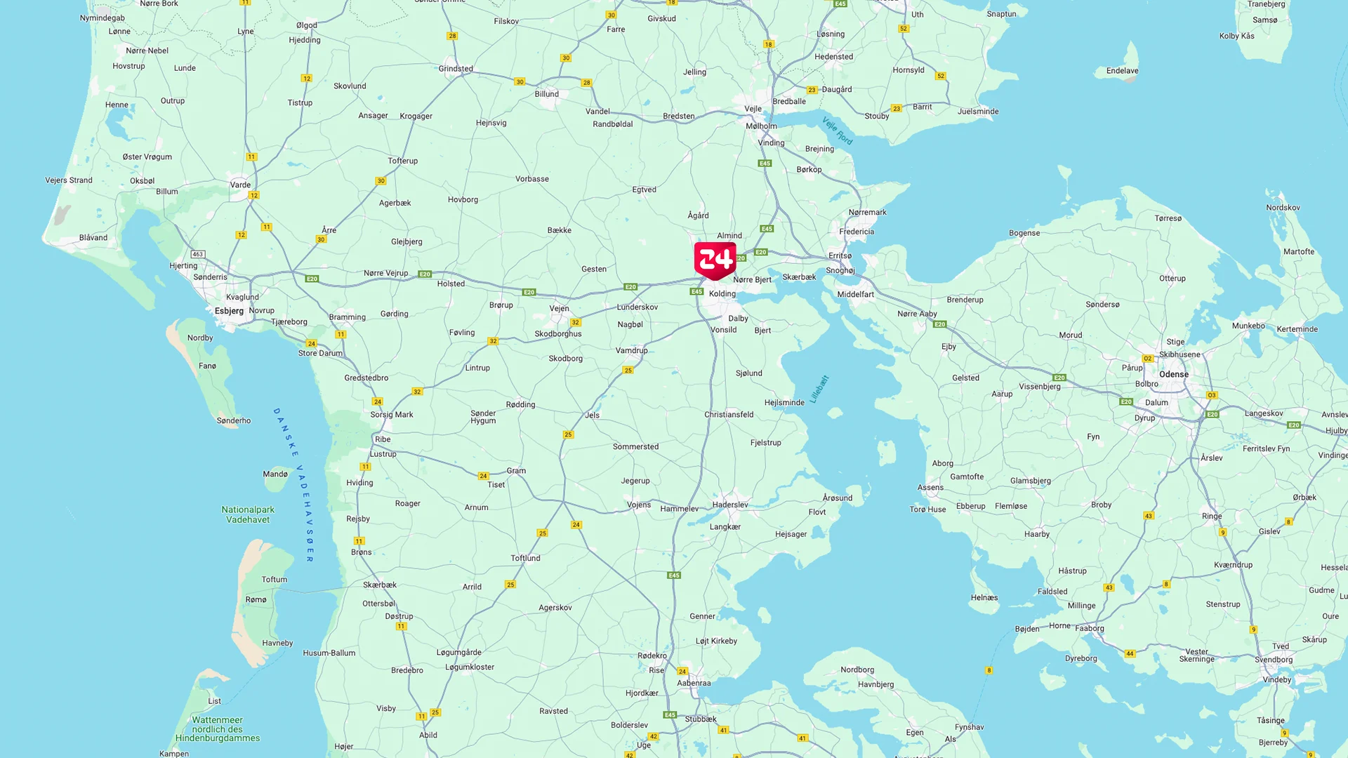 Tekst og billede showroom Kolding