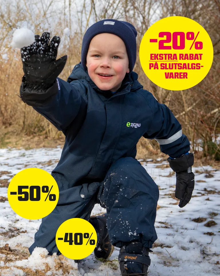 Børn herobanner vinter slutspurt januarudsalg