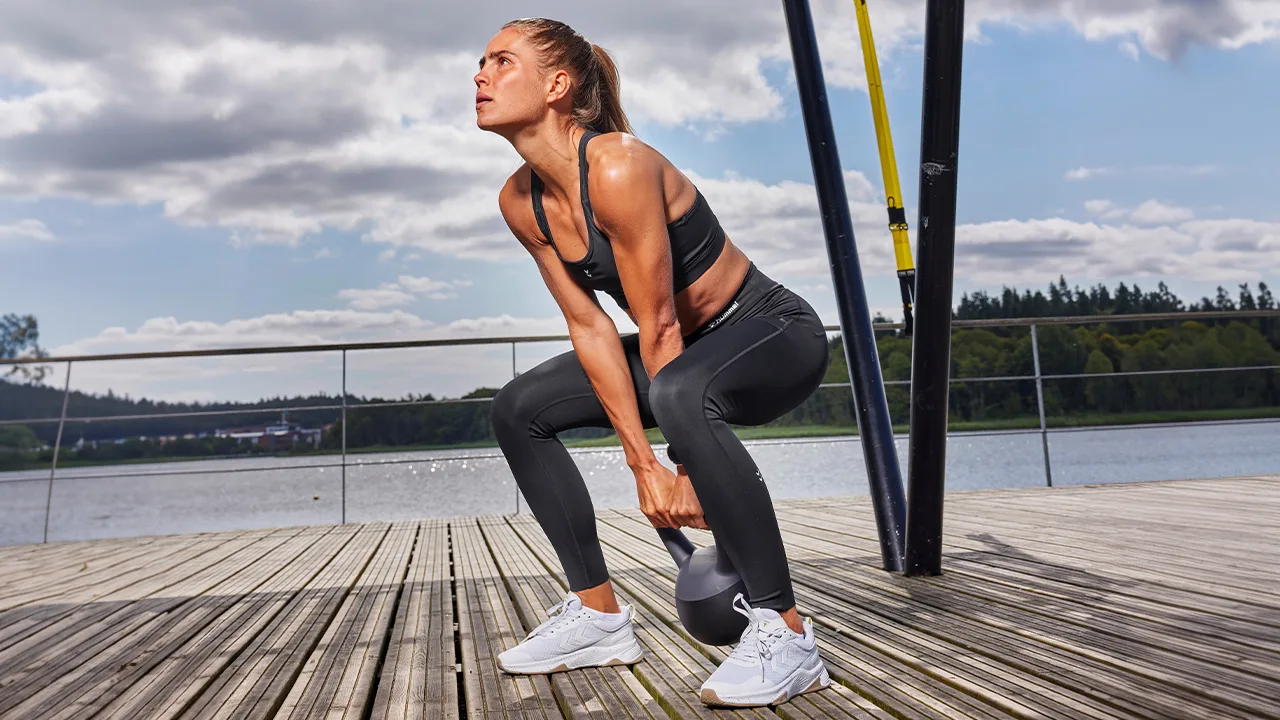 Hummel tights grøn