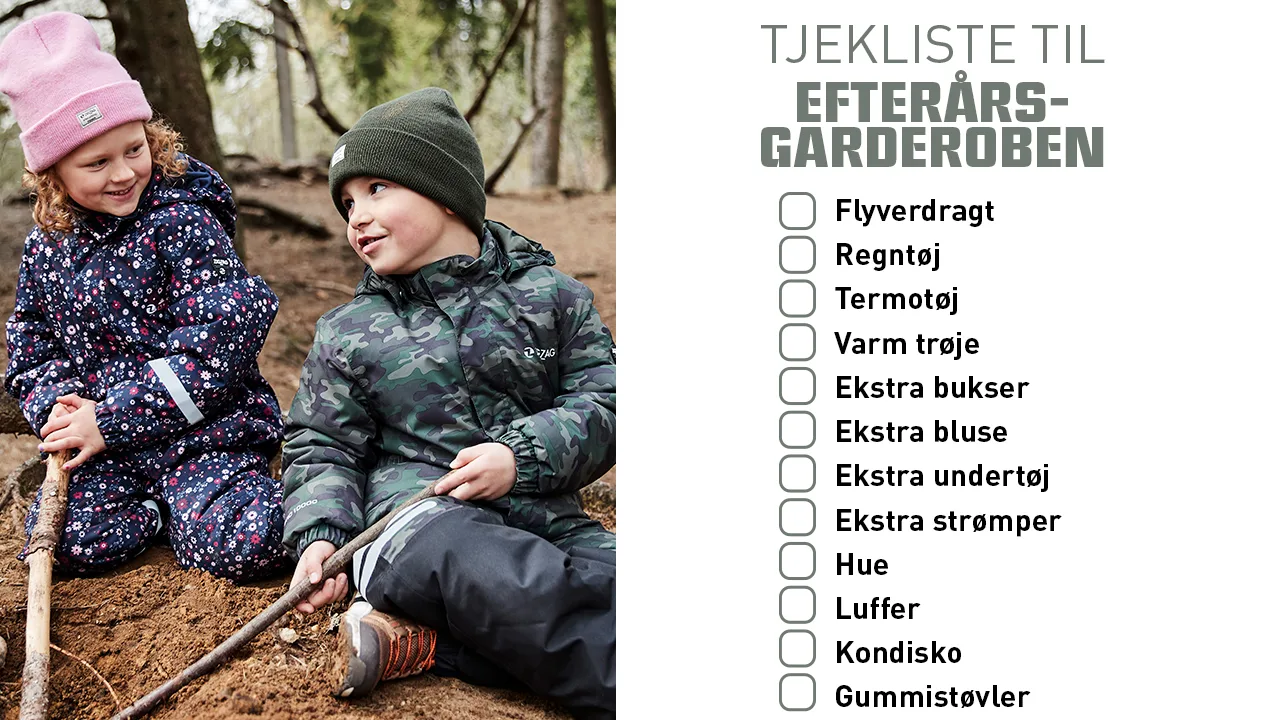 Tjekliste til efteråret