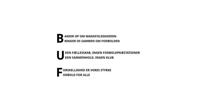 BUF Horsens budskab billede