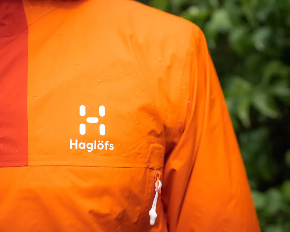 Haglöfs orange jakke