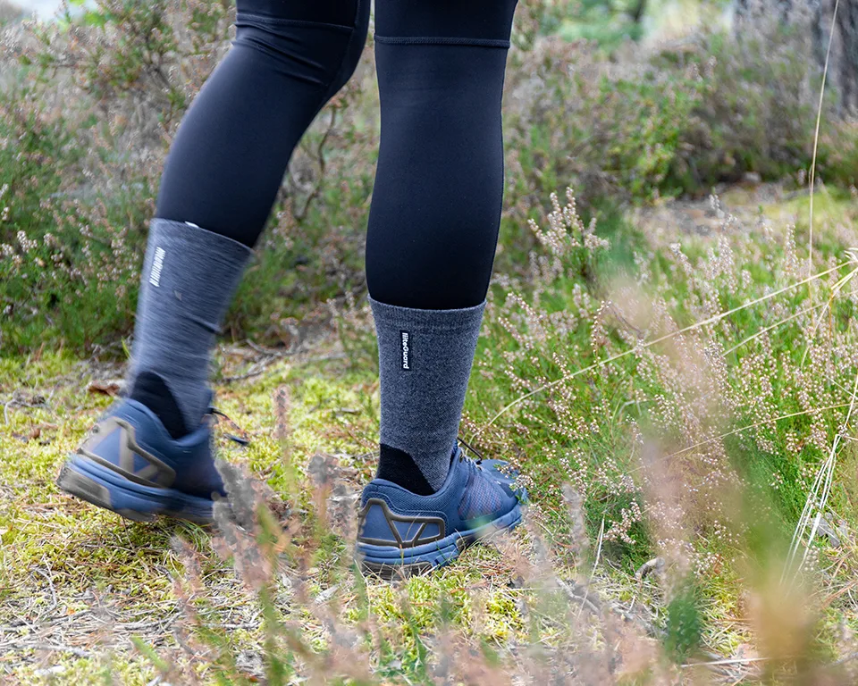 Forebyg vabler med to lag sokker  billede